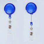 Retractable Badge Holder with Belt Clip Key Ring - Image 3