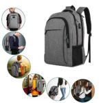 Large Travel Laptop Backpack with USB Charging Port - Image 9