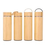 16oz. Premium Bamboo Thermos with Tea Infuser & Strainer - Image 2