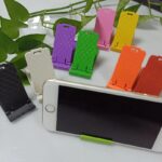 Lazy desktop plastic multi-file folding phone stand - Image 3