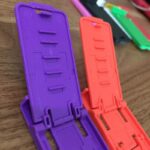 Lazy desktop plastic multi-file folding phone stand - Image 5