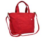Custom Canvas  shoulder straddle handbag tote bag - Image 2