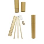 6 Piece Pencil Set w/Eraser & Ruler