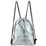Laser Holographic Personality Shiny Reflective Drawstring