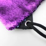 Sequin Drawstring Backpack - Image 4