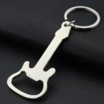 Guitar Shaped Bottle Opener Keychain - Image 4