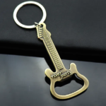 Guitar Shaped Bottle Opener Keychain - Image 2