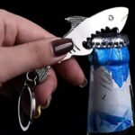 Fish Metal Shark Bottle Opener keychain - Image 3