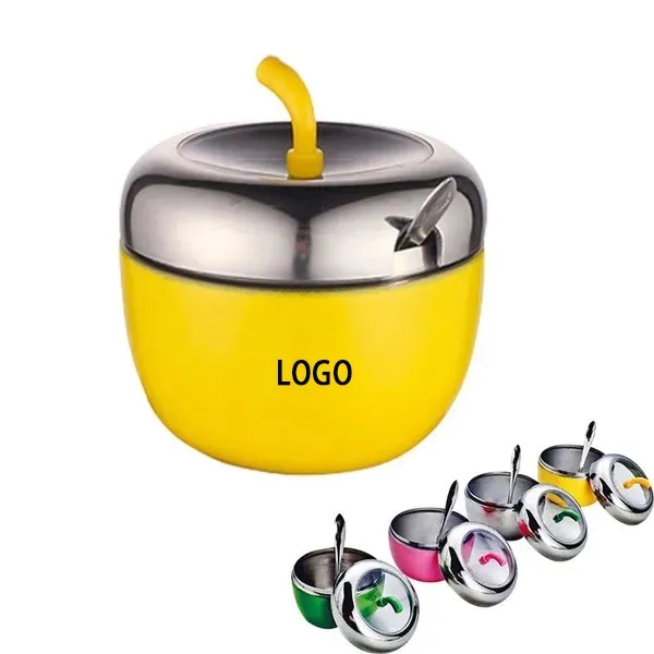 314627738.jpg Apple Shaped Spice Jar - Image 1