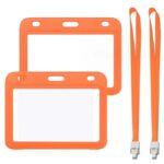 Multi-color Clear CDC Vaccine Card Sleeve with Lanyard - Image 2