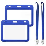 Multi-color Clear CDC Vaccine Card Sleeve with Lanyard