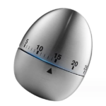 Stainless steel egg shaped kitchen timer - Image 3