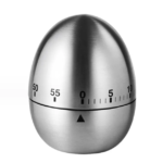 Stainless steel egg shaped kitchen timer - Image 2