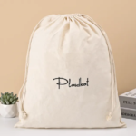 Resuable Cotton Drawstring Bread Bag - Image 3