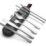 Tableware Set with Felt Bag - Image 4