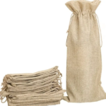 Canvas Wine Bottle Gift Bag (with drawstring) - Image 4
