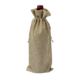 Canvas Wine Bottle Gift Bag (with drawstring) - Image 3