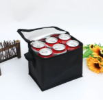 Heathered Non-Woven Cooler Lunch Bag - Image 3