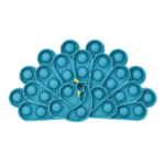 Macaron-colored peacock Push Pop Bubble Sensory Fidget Toys - Image 3