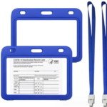 CDC Vaccination Card Holder with Lanyard - Image 2