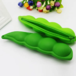 Pea Shape 3D Silicone Pencil Case - Image 3