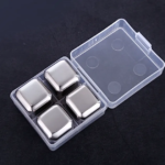 Stainless Steel Whisky Cooler Rocks 4pcs - Image 4