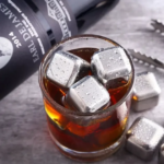 Stainless Steel Whisky Cooler Rocks 4pcs - Image 2