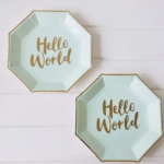 Disposable Dinnerware Set Paper Plates Wedding Supply
