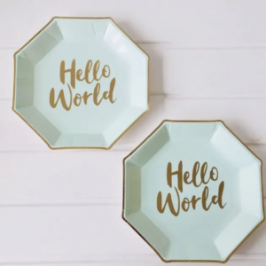 Disposable Dinnerware Set Paper Plates Wedding Supply