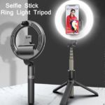 Portable 5'' Light Tripod Selfie Stick - Image 2