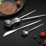 Stainless Steel Tableware set with Pouch - Image 4