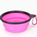 Foldable Collapse TPE Pet Bowl with Carabiner - Image 2
