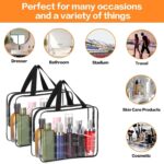Clear PVC Cosmetic Travel Bag - Image 3