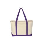 Large Cotton Canvas Boat Tote Bag - Image 3