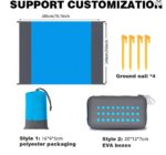 Pocket Picnic Blanket with 4 Stakes