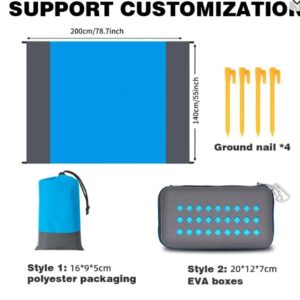 Pocket Picnic Blanket with 4 Stakes