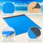 Pocket Picnic Blanket with 4 Stakes - Image 2