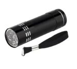 Mini Aluminum 9 LED Flashlight - Image 4