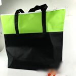 Two-tone Zippered Non Woven Tote Bag - Image 2
