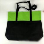 Two-tone Zippered Non Woven Tote Bag - Image 5