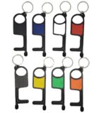 No-Touch Tool with Key Ring and Stylus
