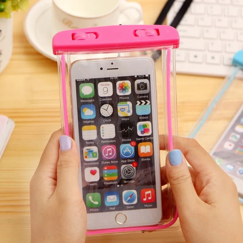 315007916.jpg Luminous Pvc Waterproof Mobile Phone Bag - Image 1