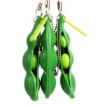 Creative Fidget Squashy Soybean Keychain