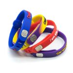 Custom Unisex Rubber Wristband Silicone Bracelets - Image 2
