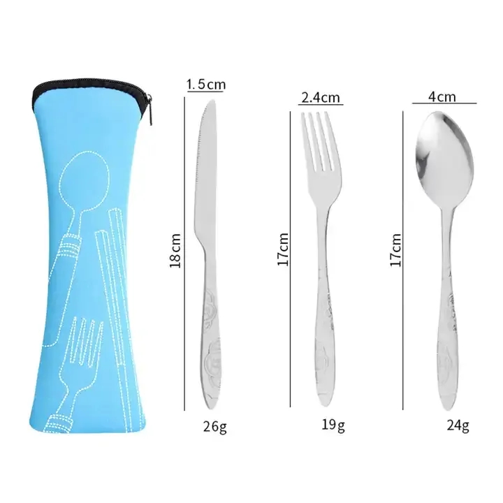 315007989.jpg 3-Piece (Knife, Fork, Spoon) Reusable Flatware Sets - Image 1