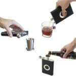 Hip Flask with Collapsible Shot Glass - Image 4