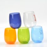 14oz. Stemless Plastic Wine Glasses - Image 3