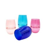 14oz. Stemless Plastic Wine Glasses - Image 2