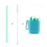 Foldable Silicone Straw Kit - Image 3