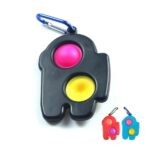 Astronaut Push Bubble Fidget Sensory Toy With Carabiner - Image 2